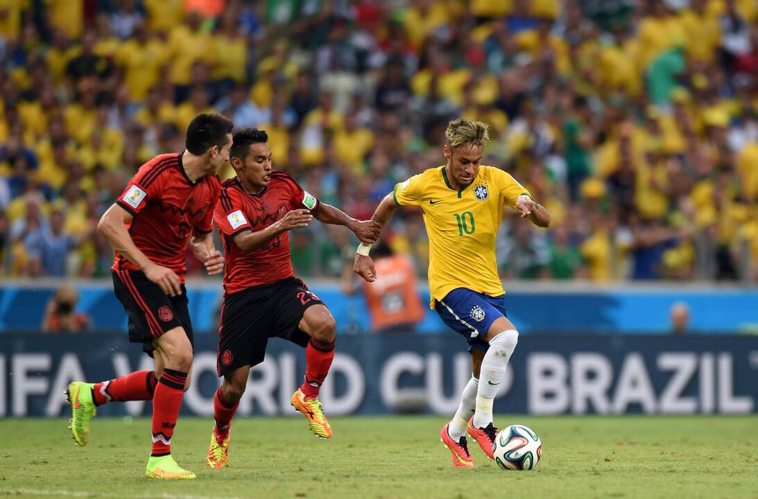 Pasaulio futbolo čempionatas: Brazilija - Meksika