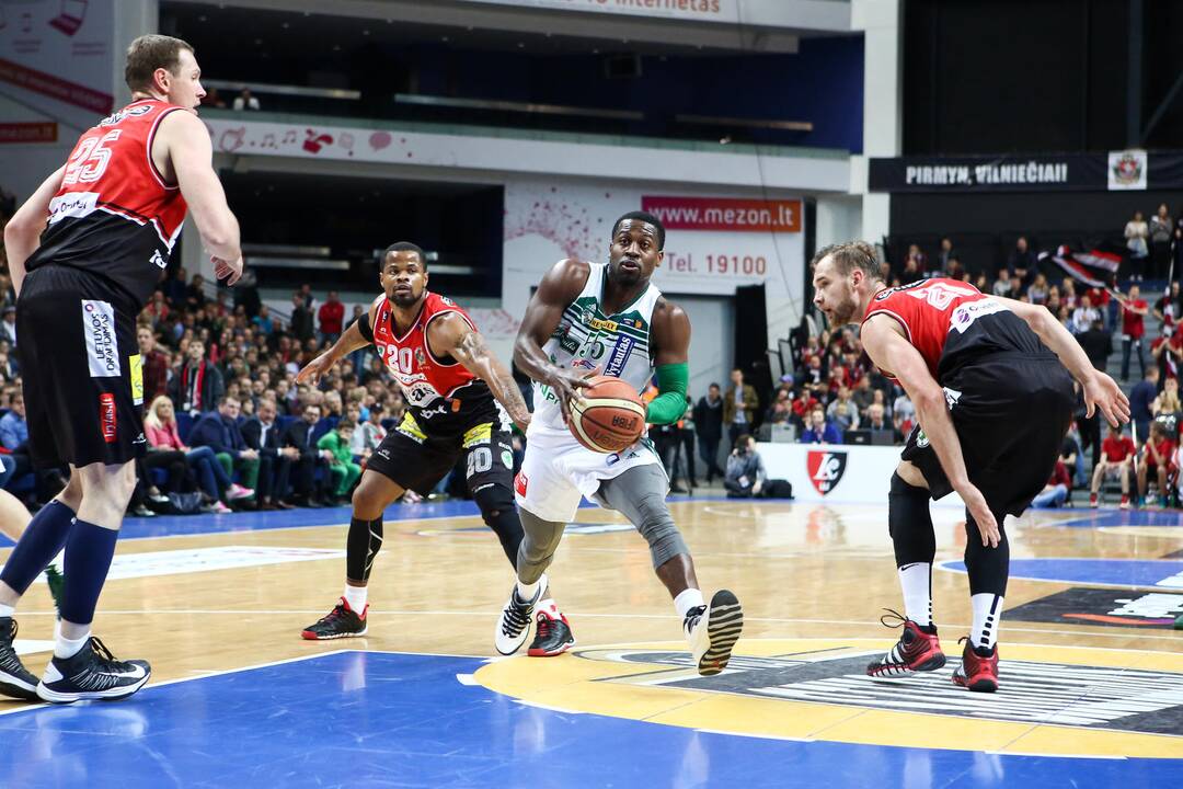 LKL pusfinalis: "Lietuvos rytas" - "Žalgiris" 90:85