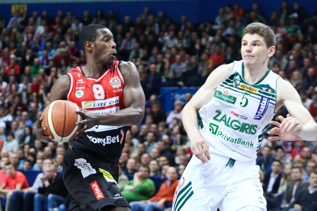 LKL pusfinalis: "Lietuvos rytas" - "Žalgiris" 90:85