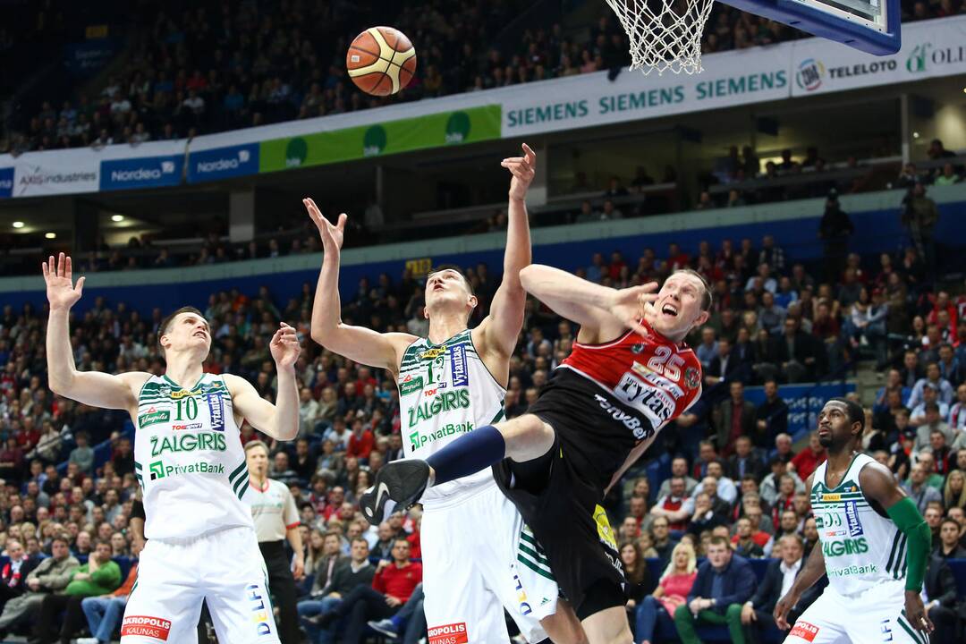 LKL pusfinalis: "Lietuvos rytas" - "Žalgiris" 90:85
