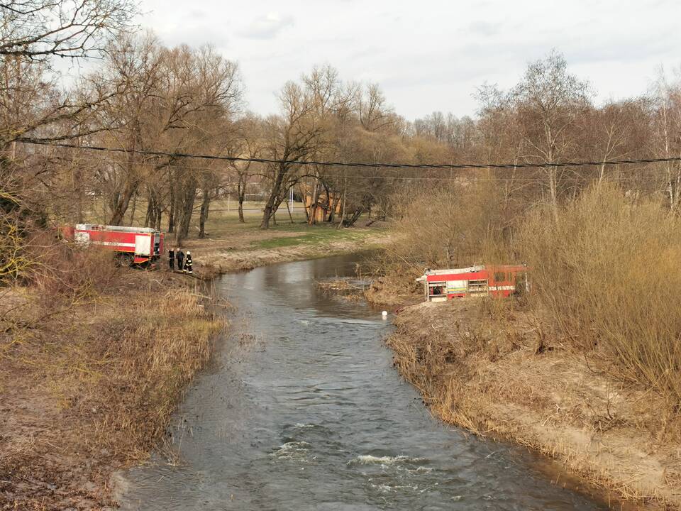 Gaisras Pagramančio miestelyje