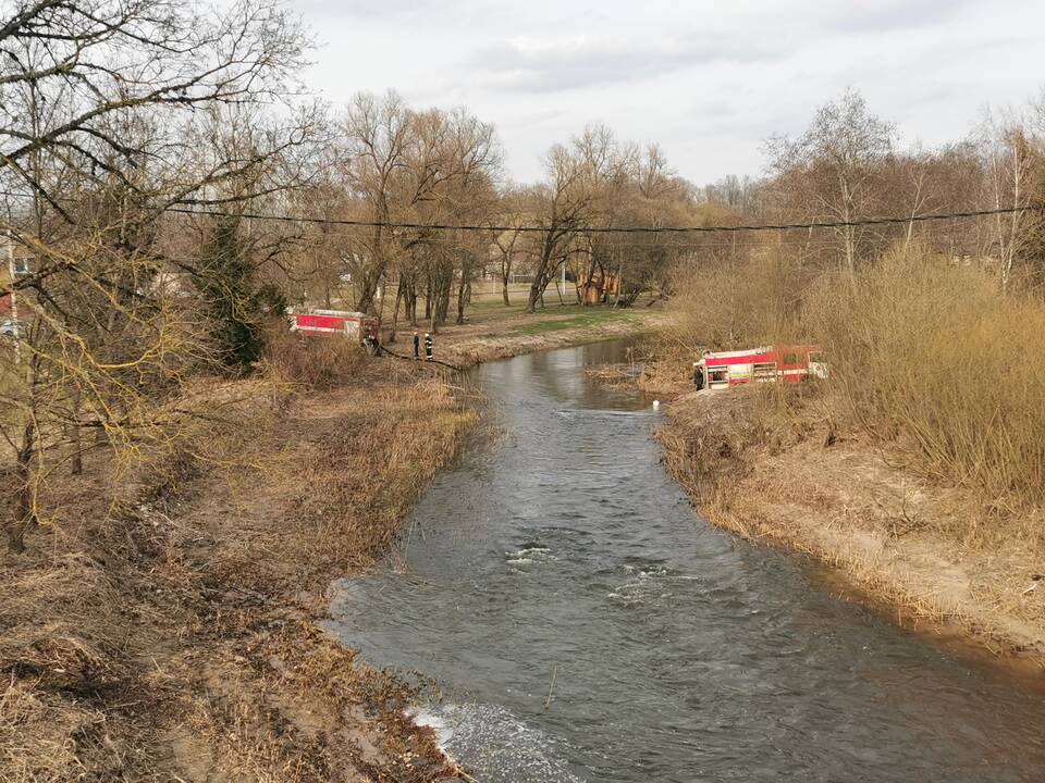 Gaisras Pagramančio miestelyje