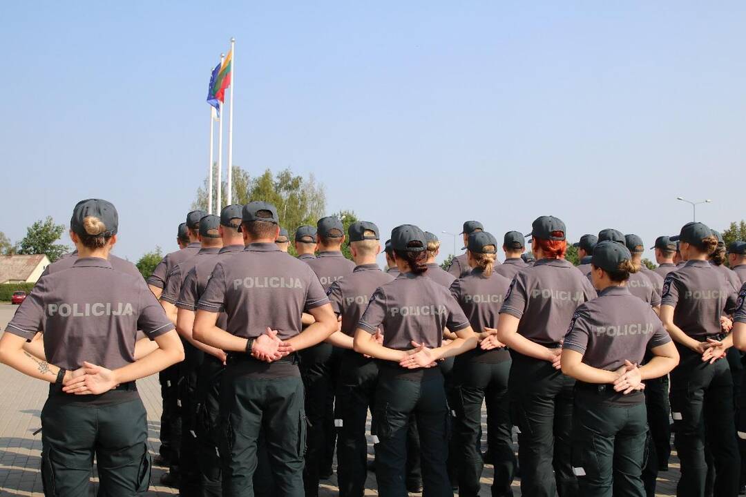 Mokslo metų pradžia Lietuvos policijos mokykloje