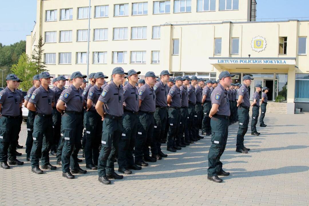 Mokslo metų pradžia Lietuvos policijos mokykloje