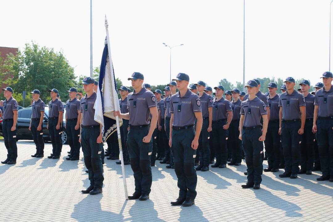 Mokslo metų pradžia Lietuvos policijos mokykloje