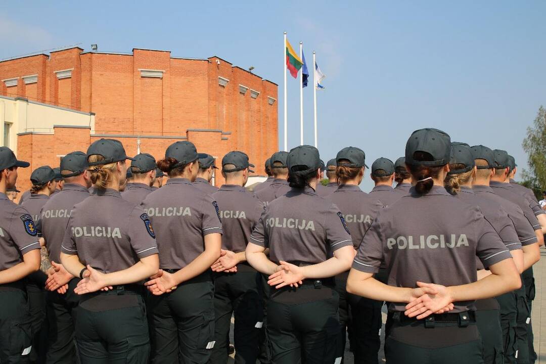 Mokslo metų pradžia Lietuvos policijos mokykloje