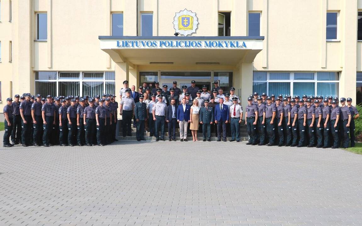 Mokslo metų pradžia Lietuvos policijos mokykloje