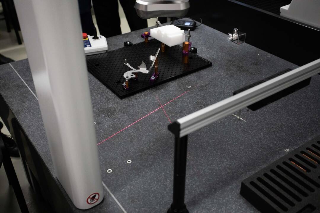 Atidaryta moderni geometrinių matavimų laboratorija