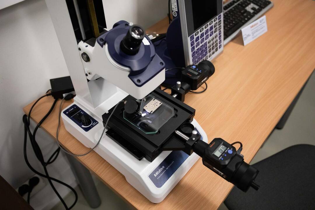 Atidaryta moderni geometrinių matavimų laboratorija