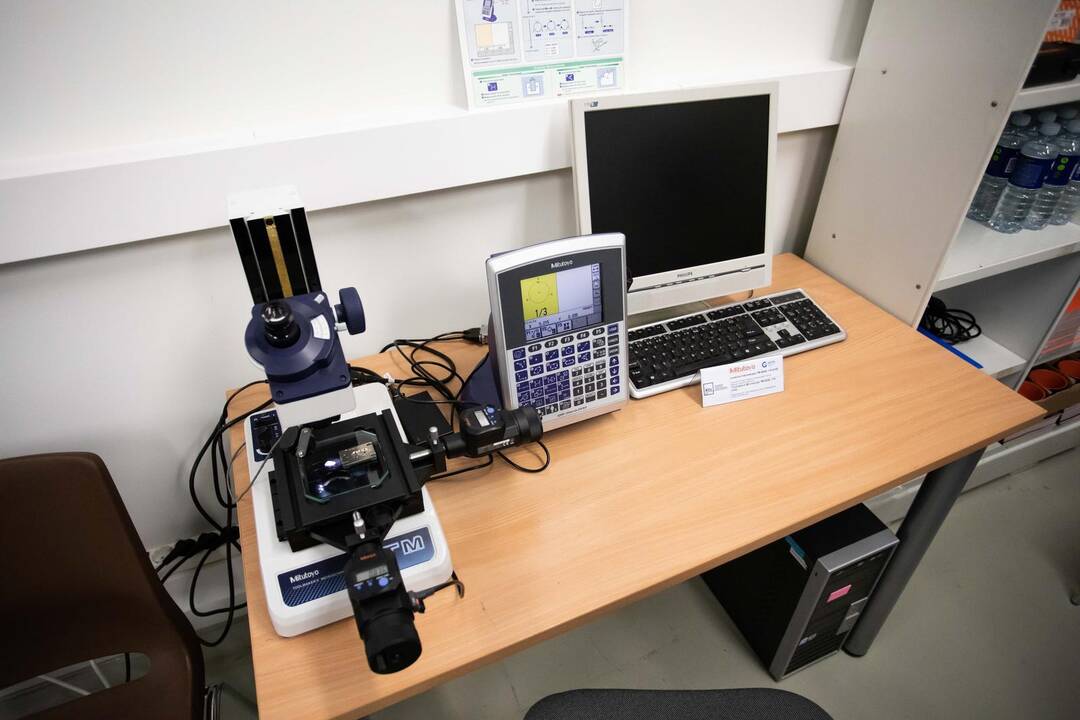 Atidaryta moderni geometrinių matavimų laboratorija