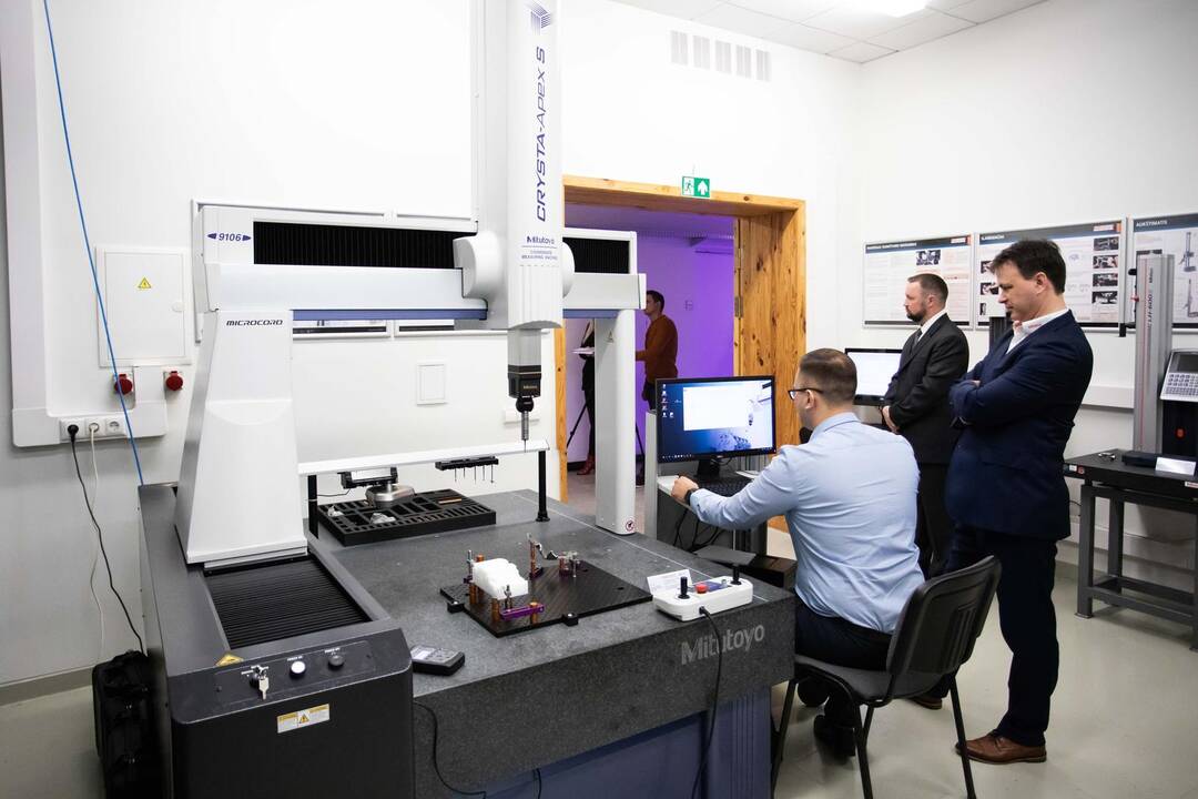 Atidaryta moderni geometrinių matavimų laboratorija