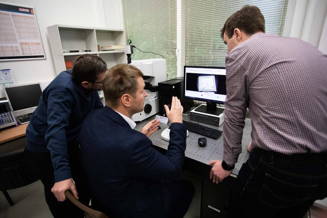Atidaryta moderni geometrinių matavimų laboratorija