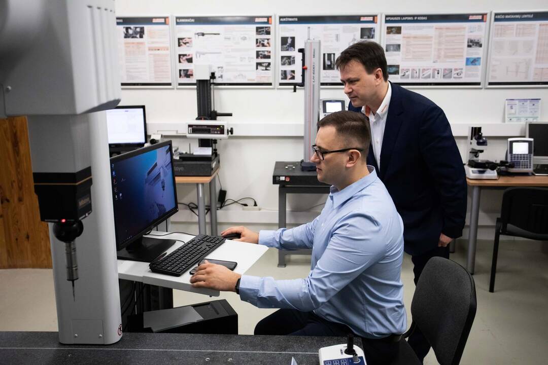 Atidaryta moderni geometrinių matavimų laboratorija
