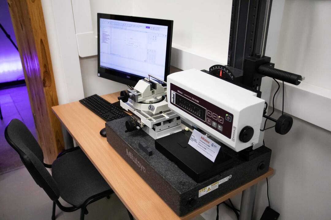 Atidaryta moderni geometrinių matavimų laboratorija