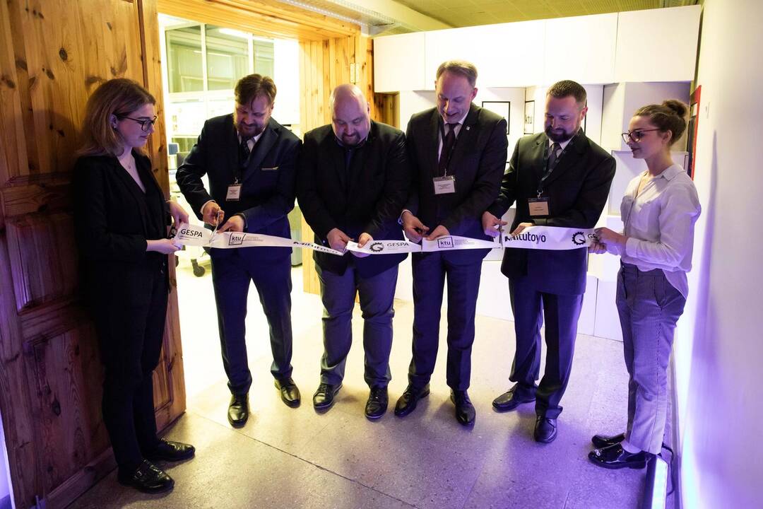 Atidaryta moderni geometrinių matavimų laboratorija