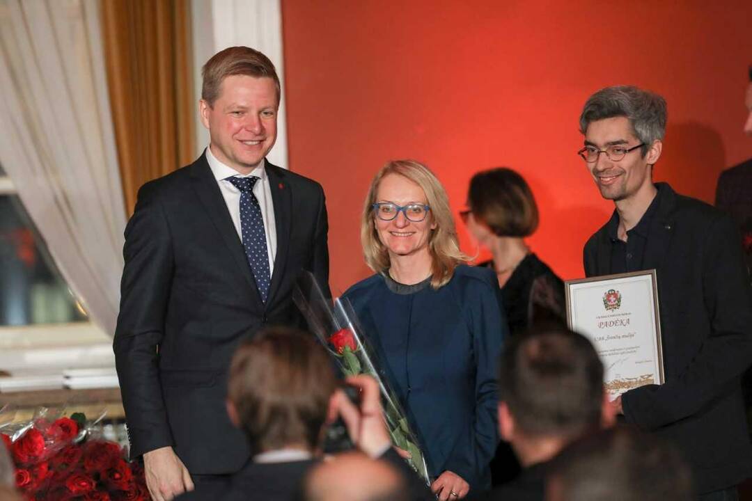 Apdovanoti prasmingiausių darbų Vilniui kūrėjai