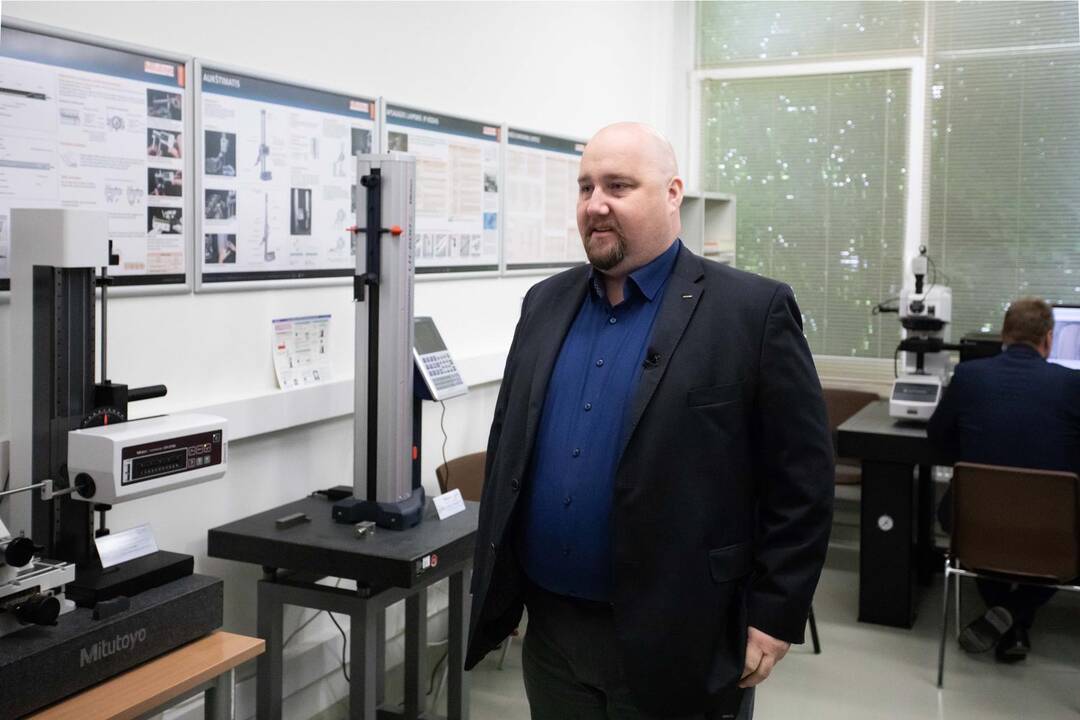 Atidaryta moderni geometrinių matavimų laboratorija