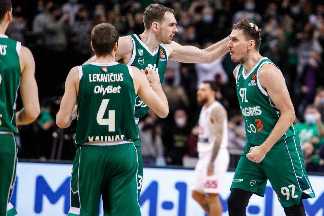 Eurolyga:  „Žalgiris“ –  „Monaco“ 98:107