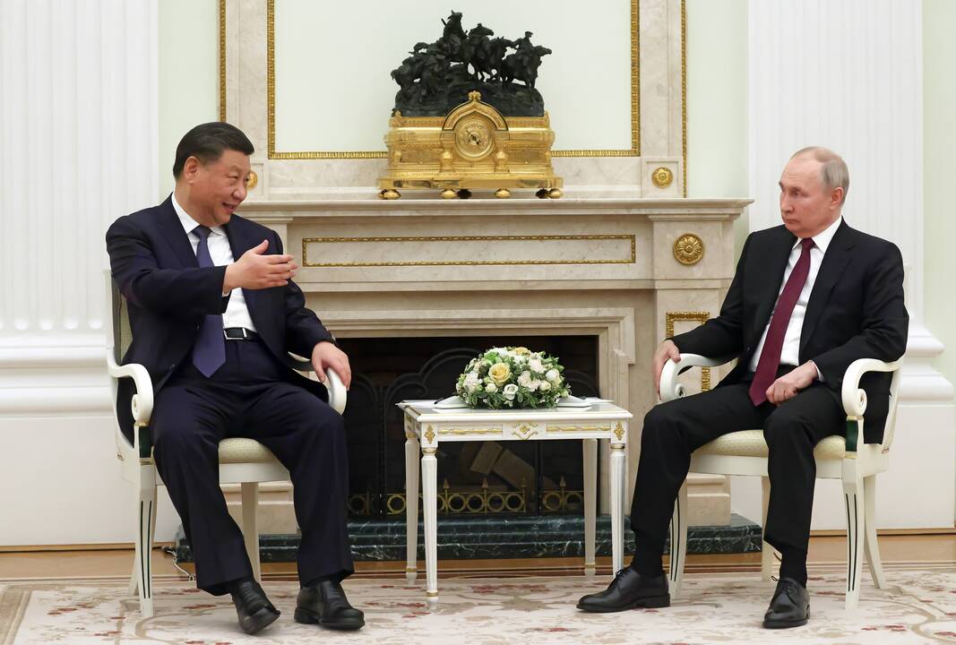 Xi Jinpingas ir Vladimiras Putinas