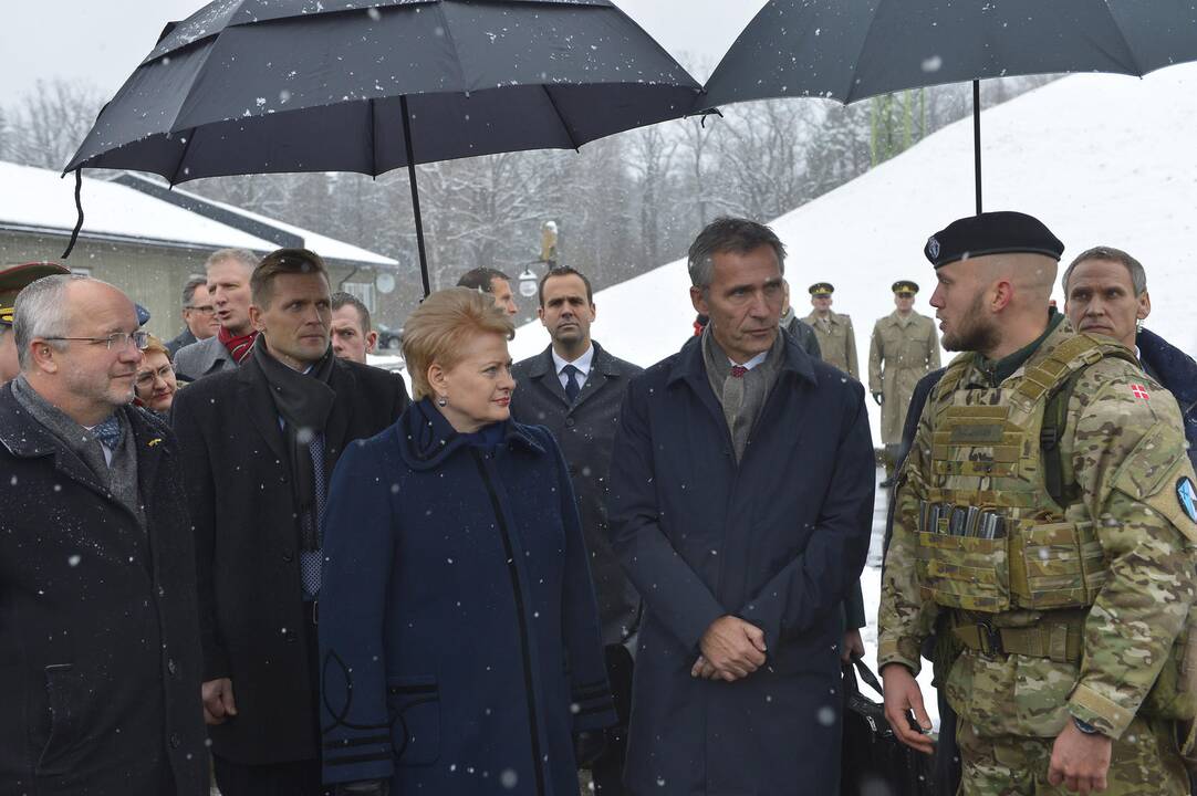 NATO vadovas apsilankė Karmėlavoje