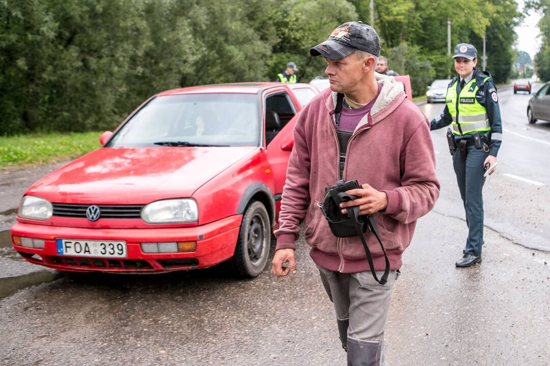 Policijos reidas Vaišvydavoje