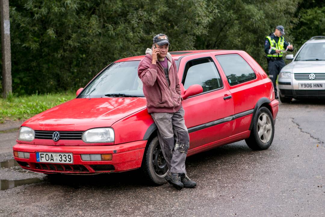 Policijos reidas Vaišvydavoje