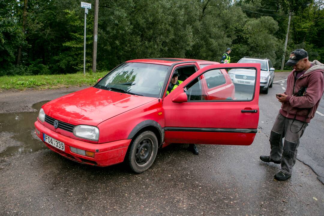 Policijos reidas Vaišvydavoje