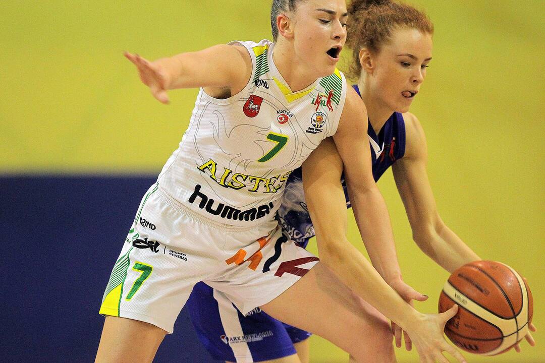 LMKL: „Aistės-LSU“ – „Hoptrans-Sirenos“ 51:76