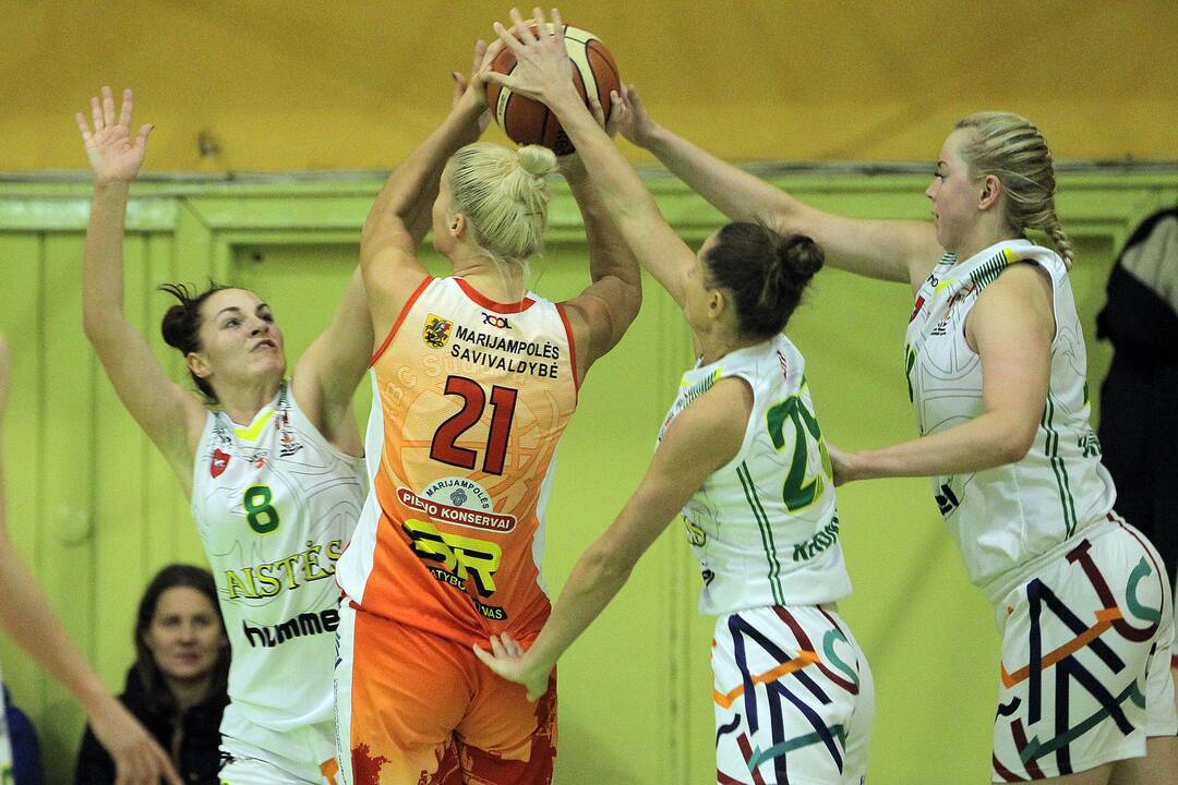 LMKL: „Aistės-LSU“ – „Sūduva“ 55:65