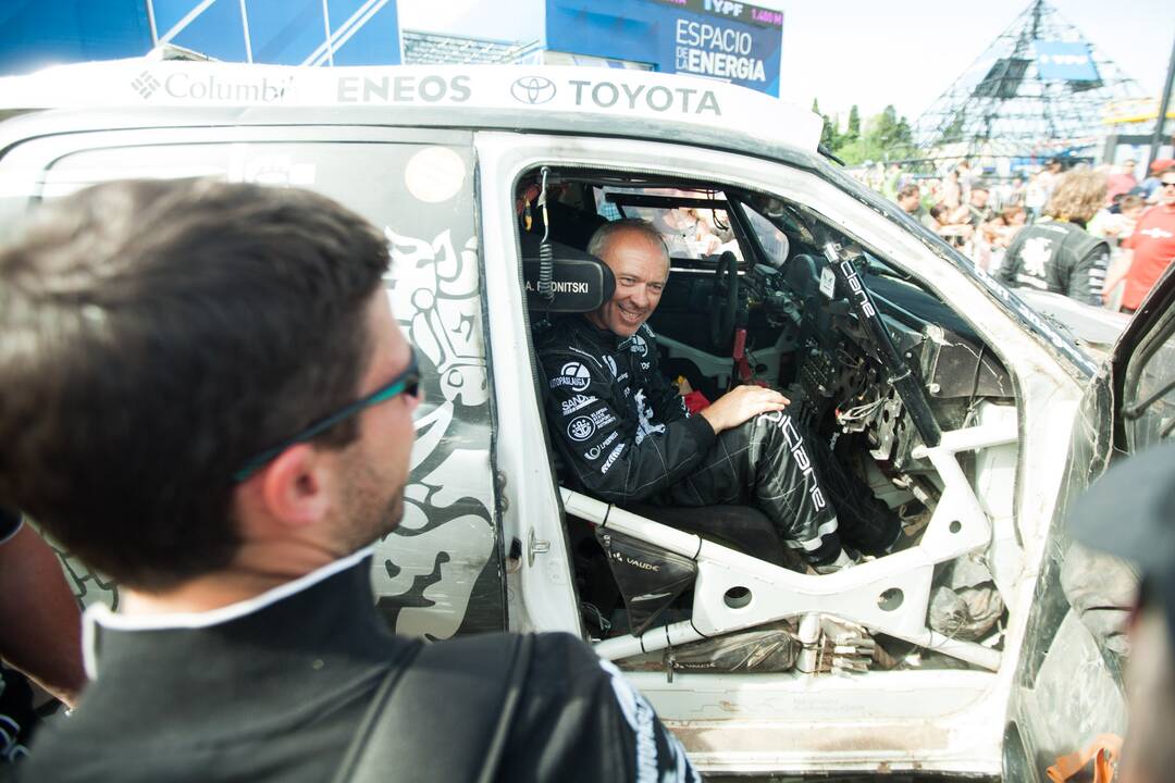 Dakaro finišo podiumas