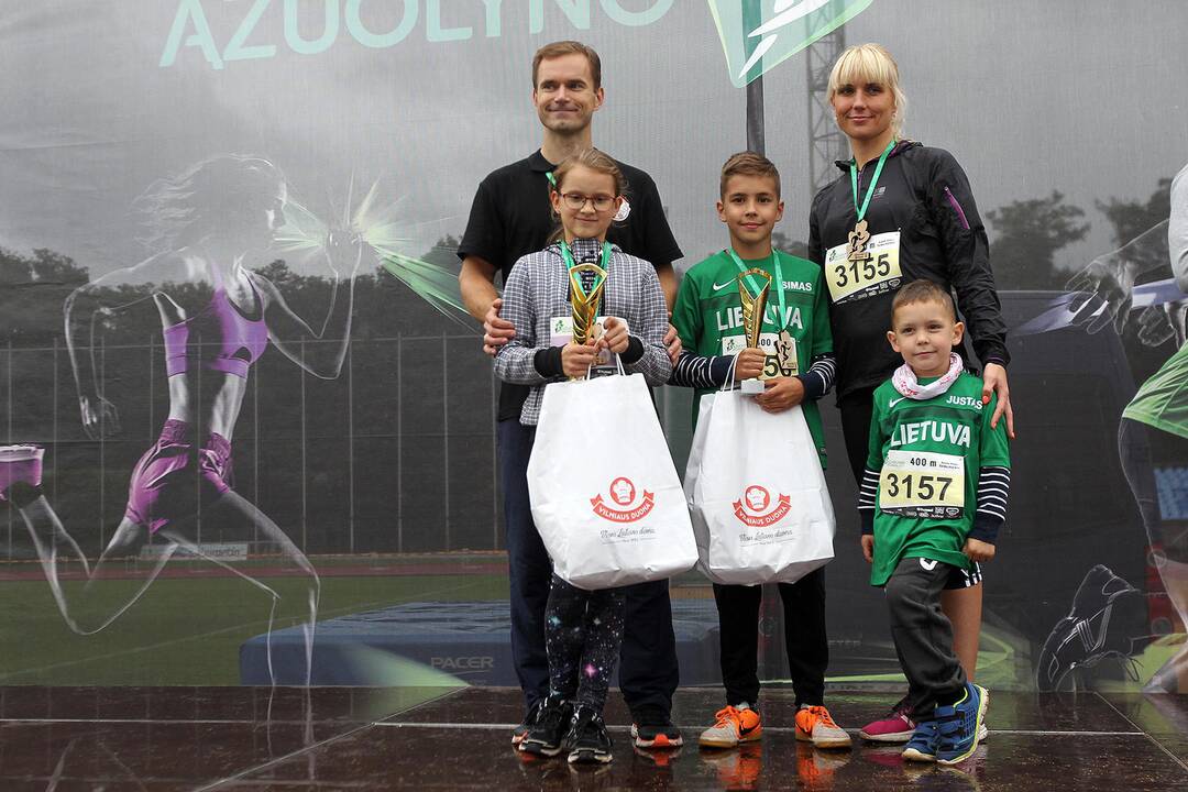 Ąžuolyno bėgimas. Šeimų ir vaikų varžybos