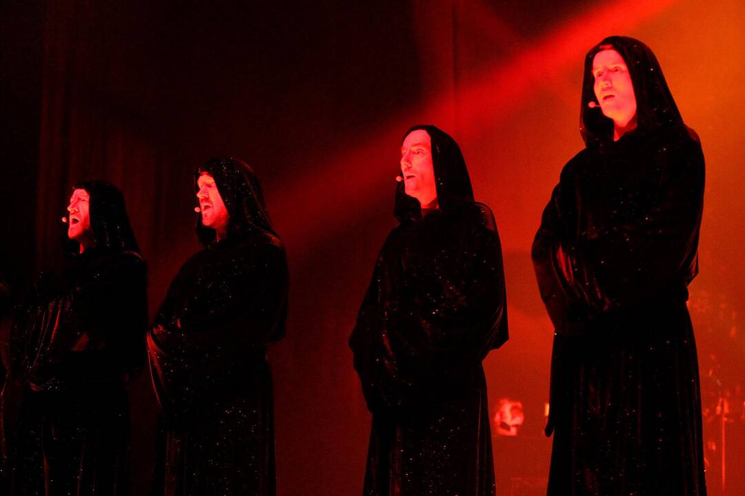 Grupė „Gregorian“ koncertavo Kaune.
