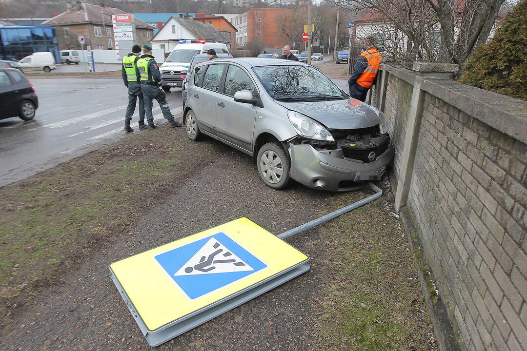 Avarija Vilijampolėje.