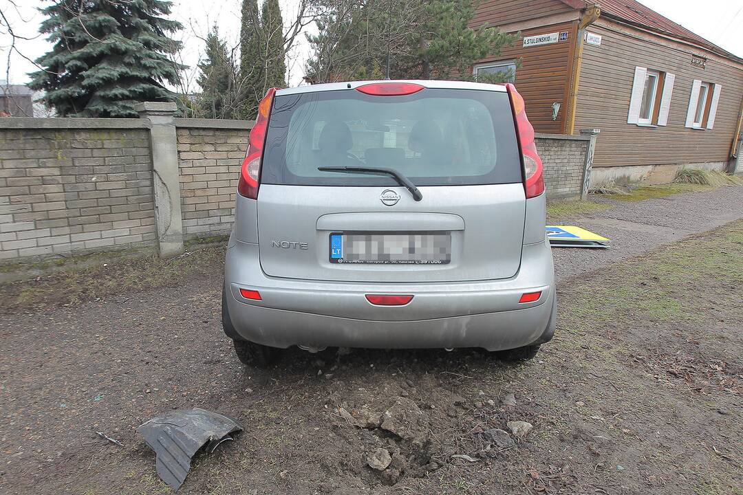 Avarija Vilijampolėje.