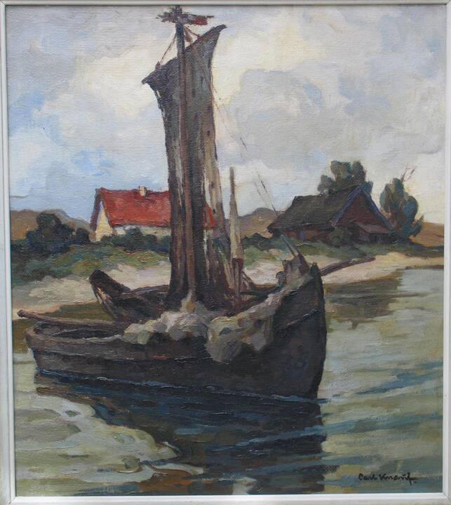 C.Knaufas. Kuršių marios prie Nidos. Maždaug 1930–1935.