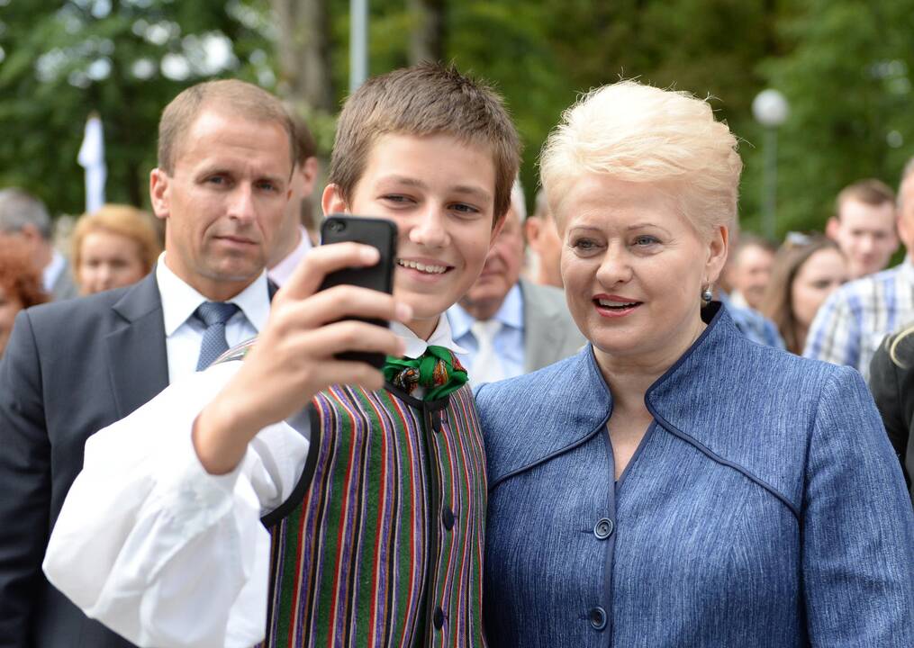 Prezidentė dalyvavo Jurbarko miesto šventėje 