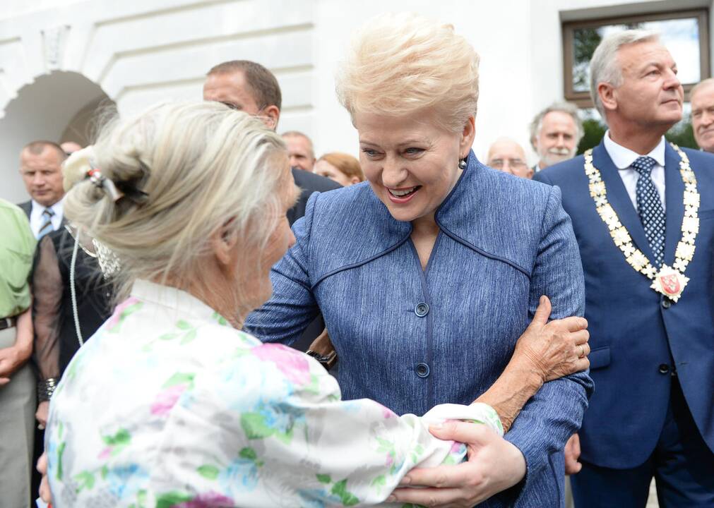 Prezidentė dalyvavo Jurbarko miesto šventėje 