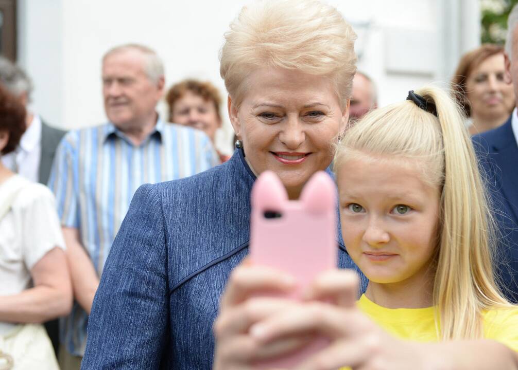 Prezidentė dalyvavo Jurbarko miesto šventėje 