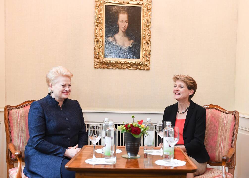 Prezidentės vizitas Šveicarijoje