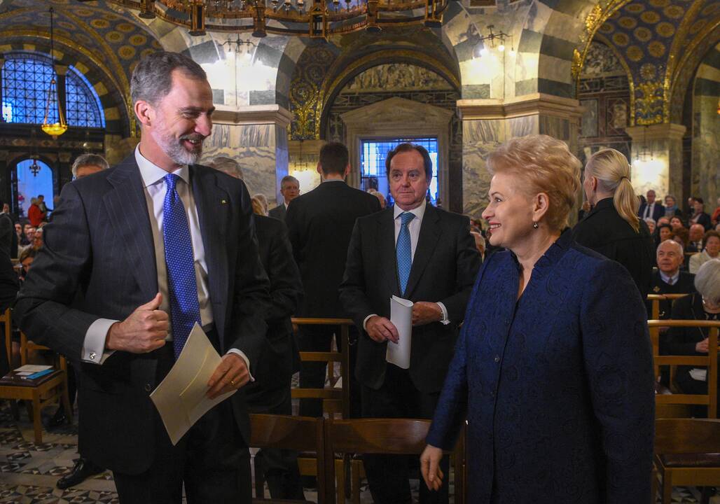 Prezidentė dalyvavo E. Macrono apdovanojime