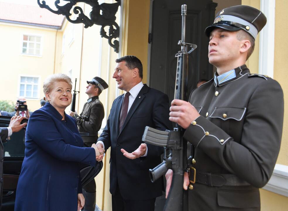 Baltijos šalių prezidentai susitiko su J. Bidenu
