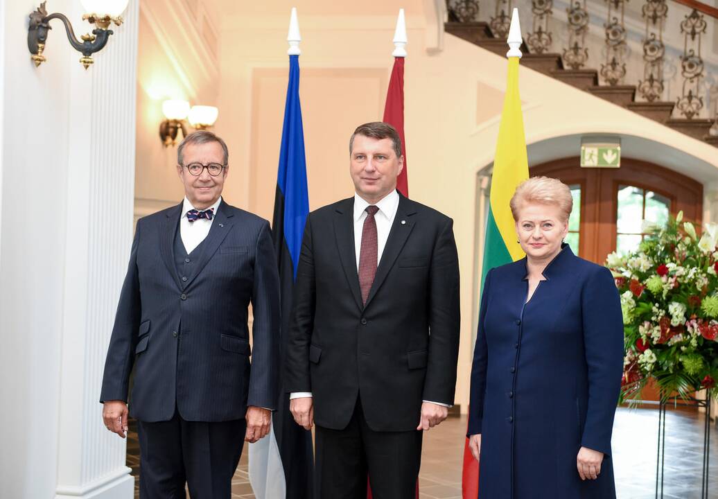 Baltijos šalių prezidentai susitiko su J. Bidenu