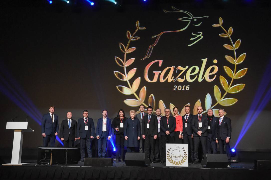 Verslo apdovanojimai „Metų gazelė 2016“ 