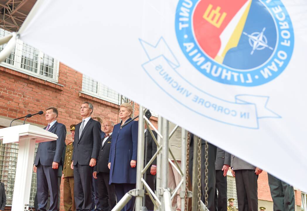 NATO štabo atidarymo ceremonija