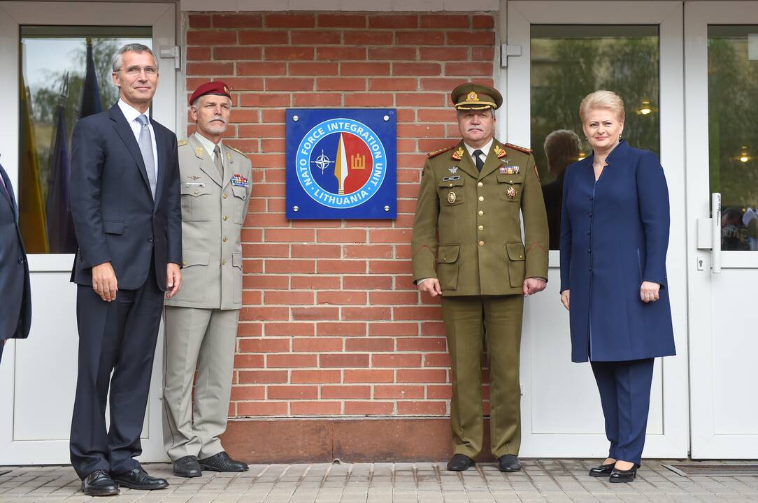 NATO štabo atidarymo ceremonija