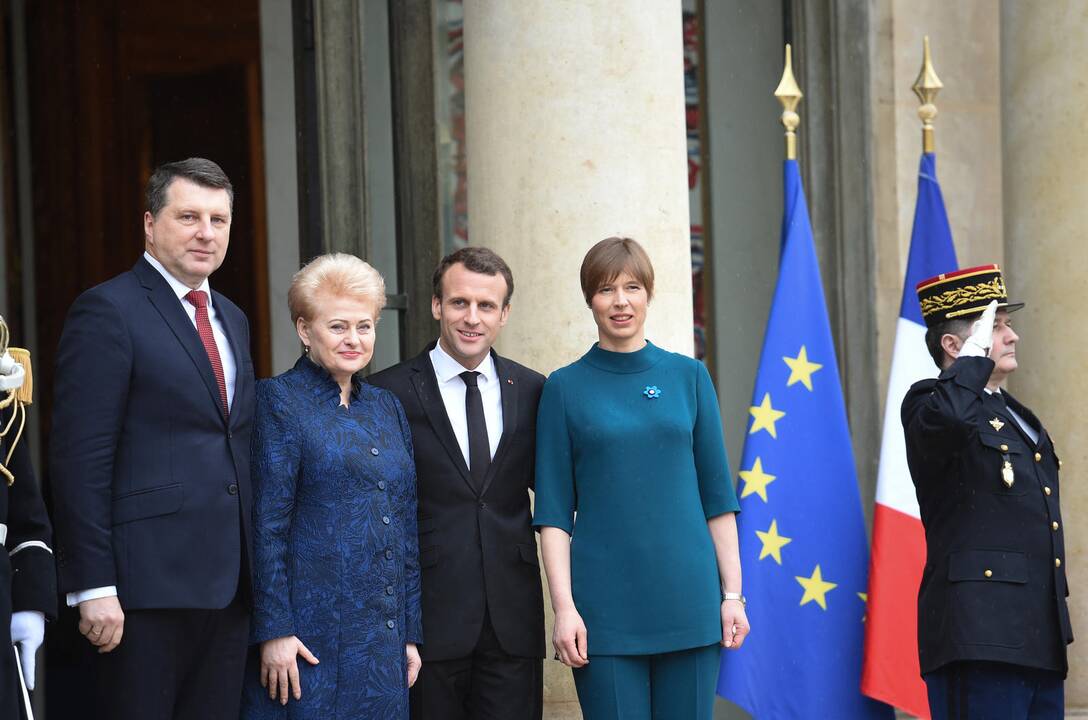 E. Macronas priėmė Lietuvos prezidentę