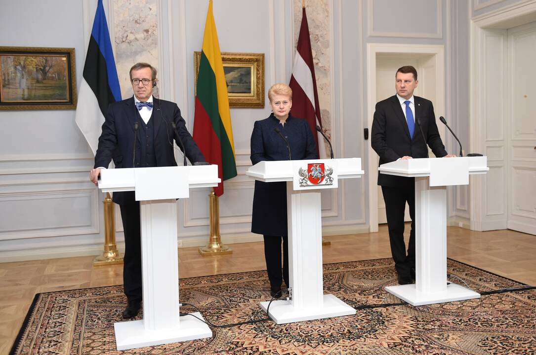 Baltijos šalių prezidentai susitiko Palangoje