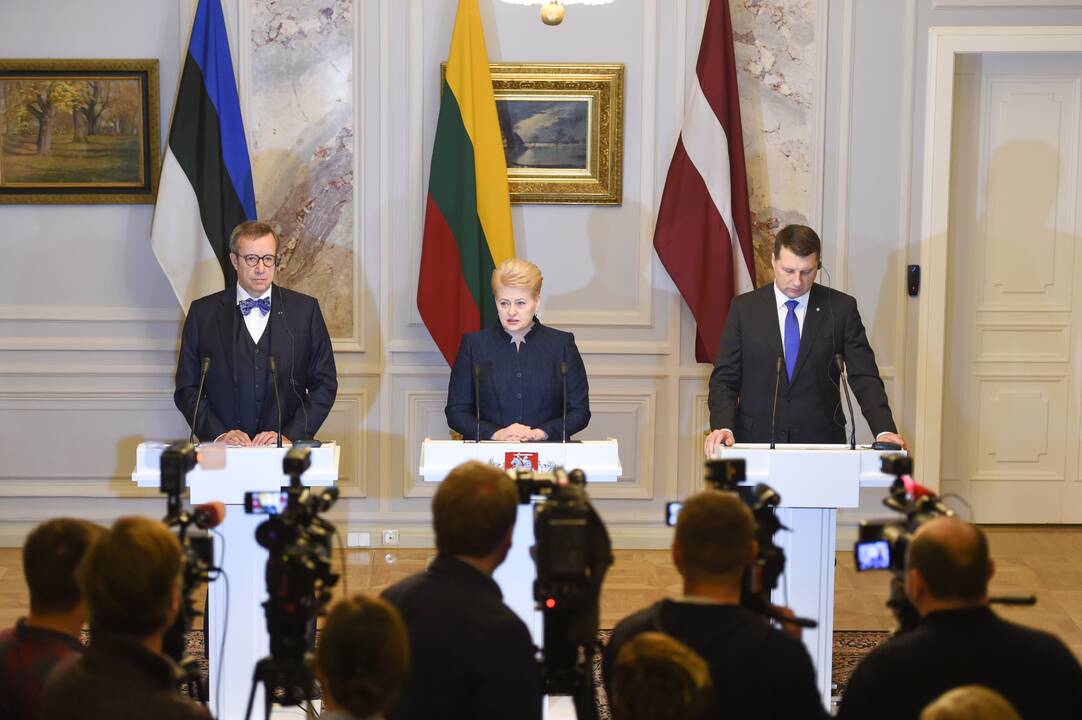 Baltijos šalių prezidentai susitiko Palangoje