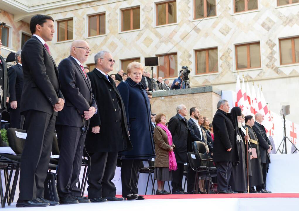 D. Grybauskaitė dalyvavo naujai išrinkto Gruzijos Prezidento G. Margvelašvilio inauguracijoje