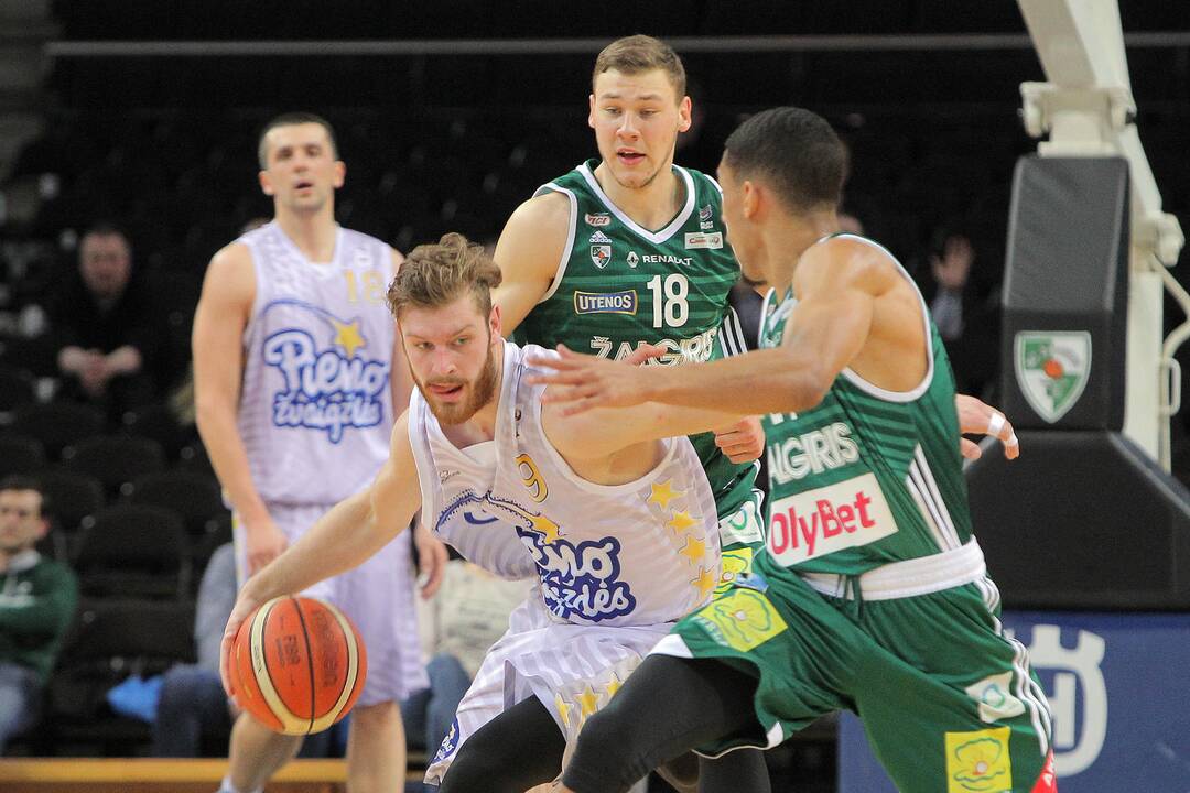 LKL ketvirtfinalis: „Žalgiris“ – „Pieno žvaigždės“